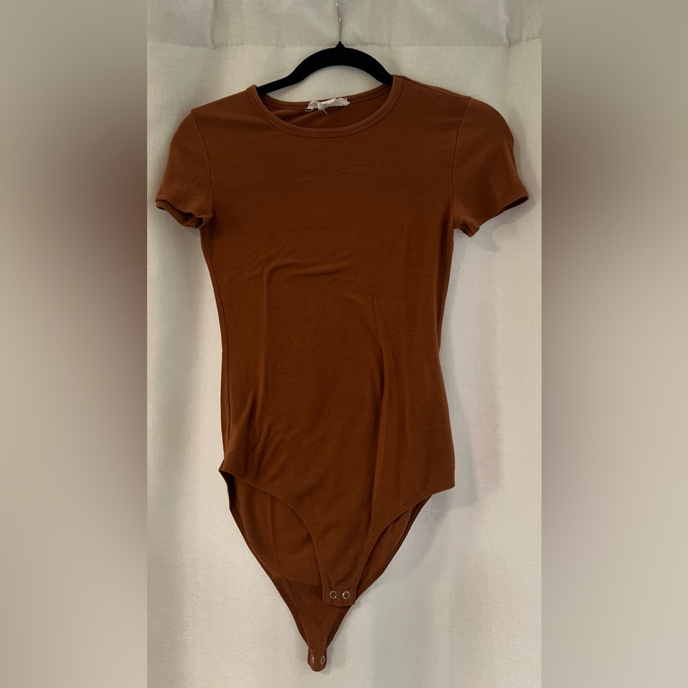 Rust orange forever 21 bodysuit